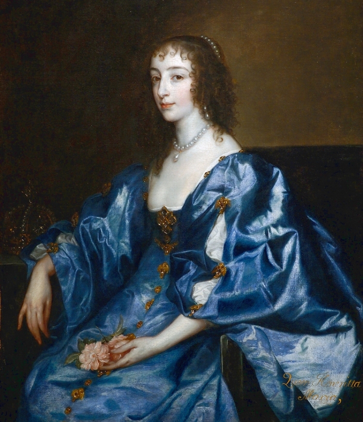 Henrietta Maria of France, Painted By Anthony Van Dyke
